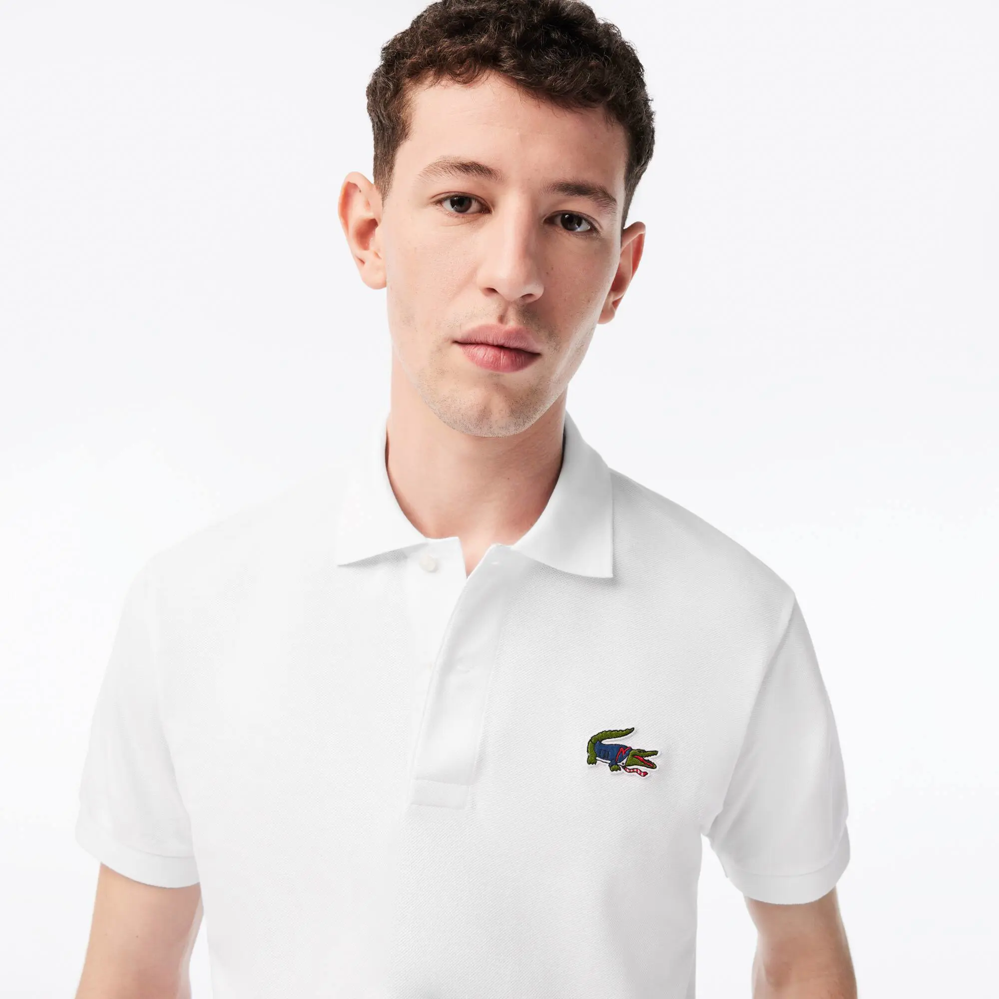 Lacoste Men’s Lacoste x Netflix Organic Cotton Polo Shirt. 1