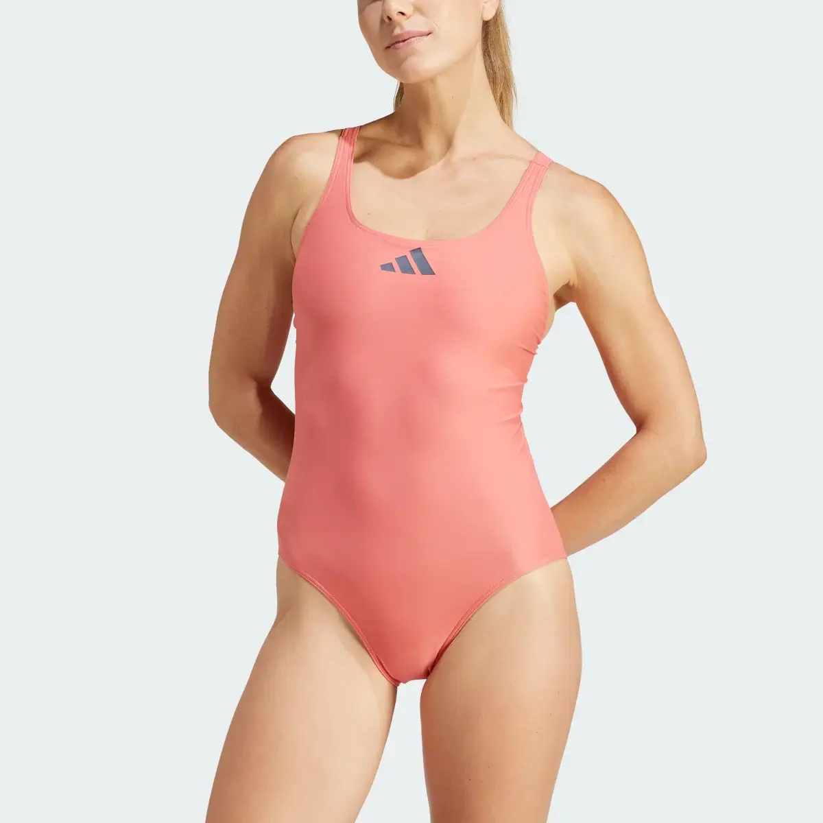 Adidas Traje De Natación 3 Bar Logo. 1