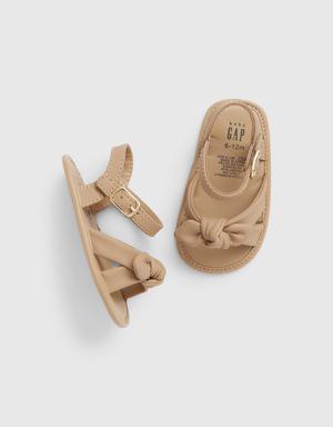 Baby Bow Sandals brown