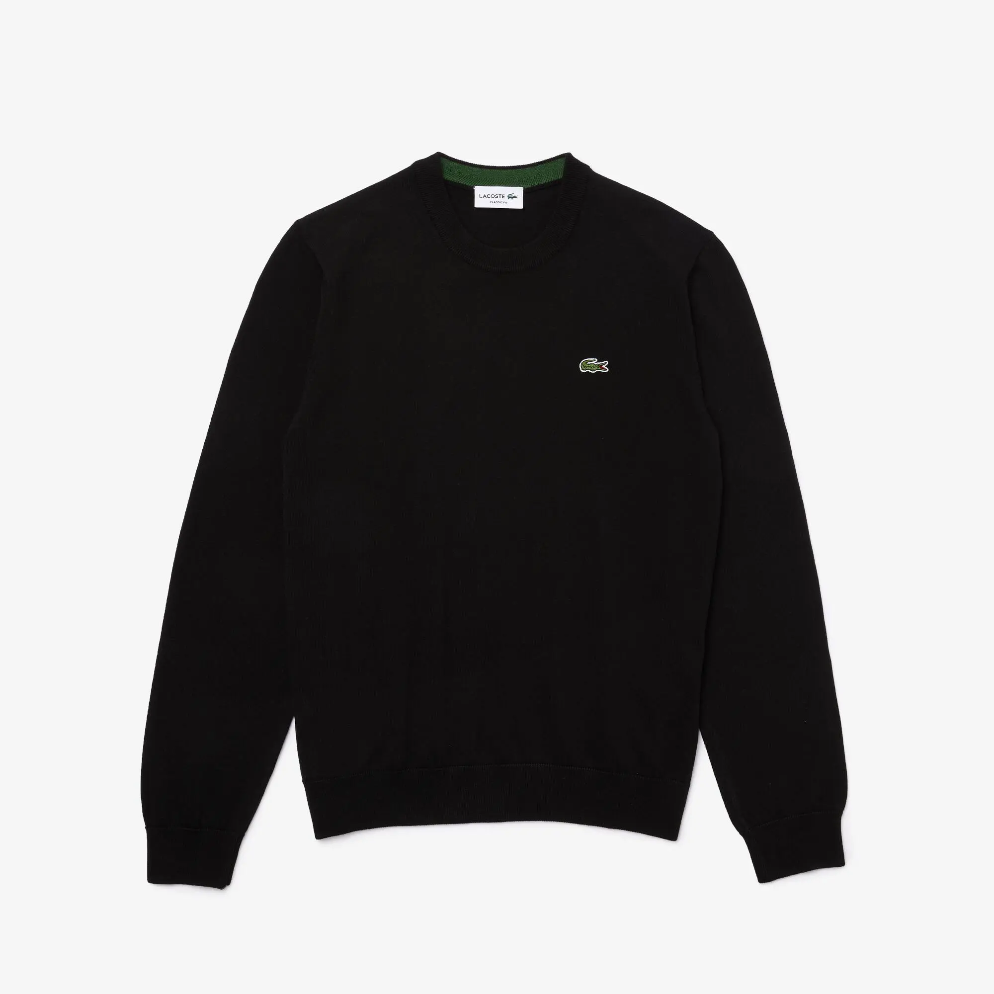 Lacoste Men's Organic Cotton Crew Neck Sweater. 2