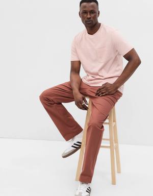 Gap Modern Khakis in Straight Fit with GapFlex brown