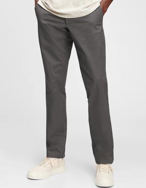 Modern Khakis in Slim Fit with GapFlex black