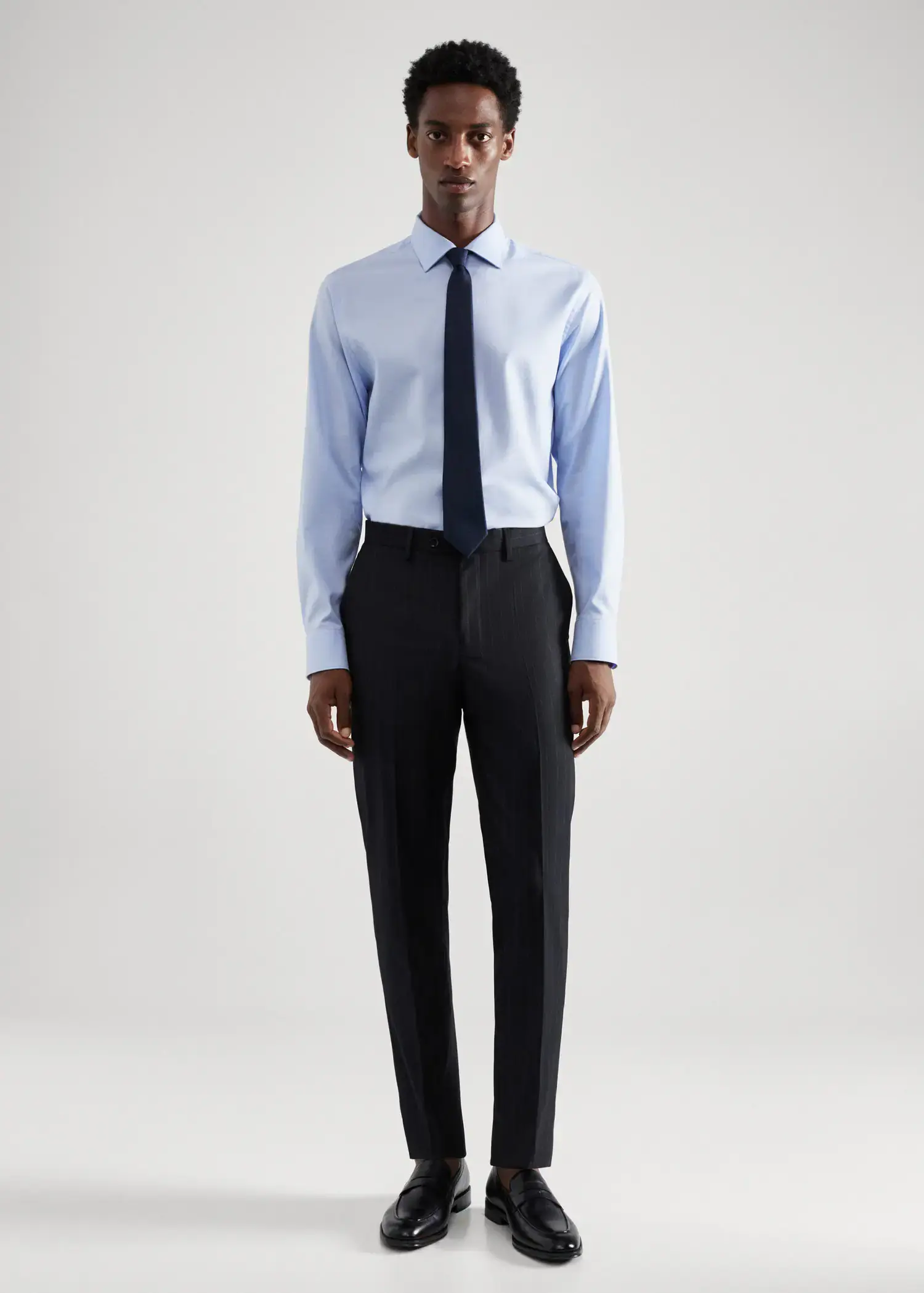 Mango Stretch fabric slim-fit suit pants. 1