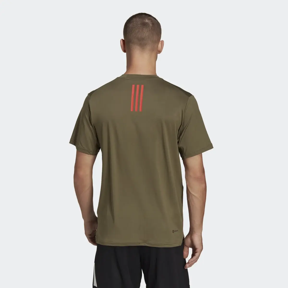 Adidas Train Essentials Seasonal Stretch Training Tee. 3