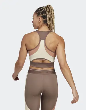 Adidas Techfit Colorblock Crop Tank Top. 3 Adidas Techfit Colorblock Crop Tank Top. 3