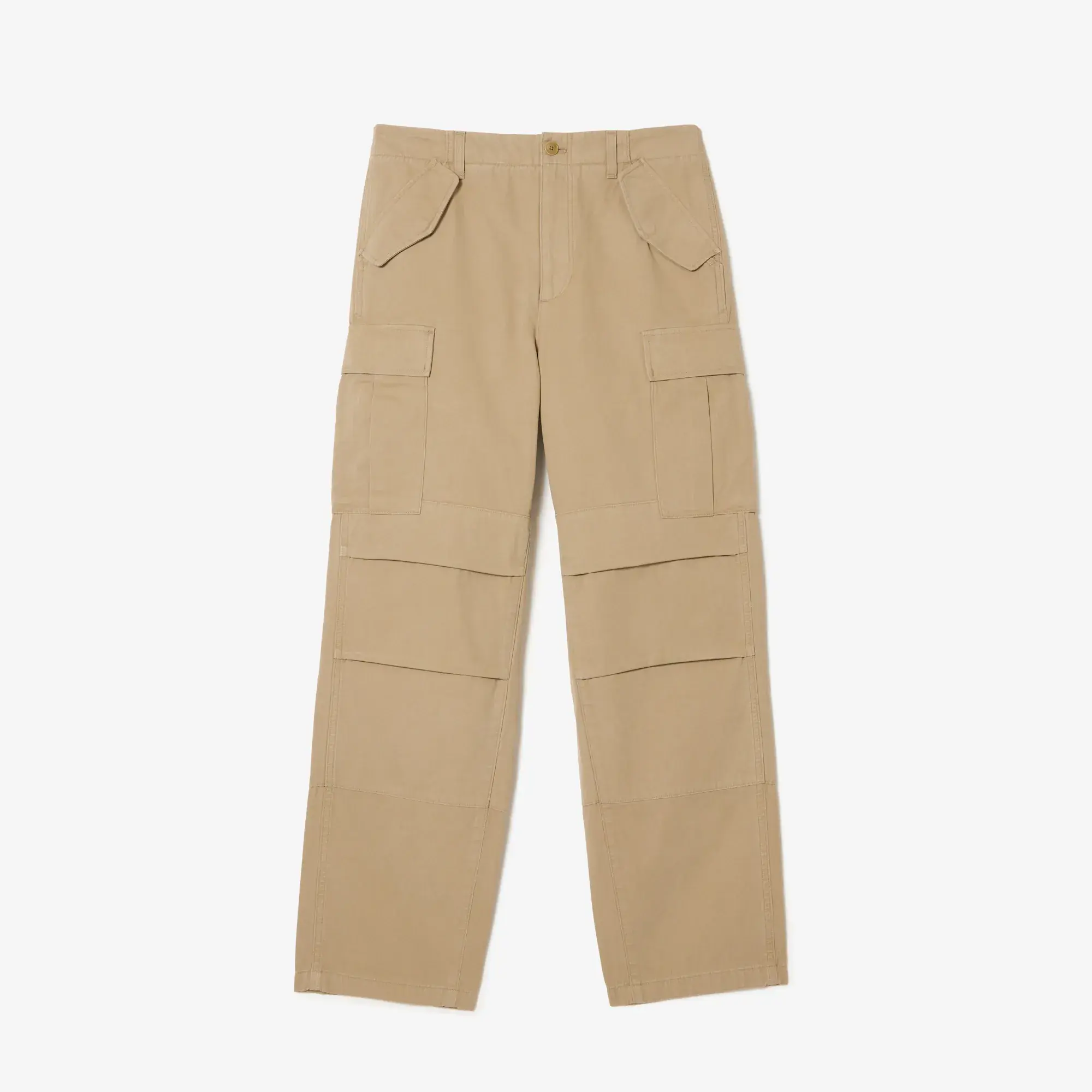 Lacoste Pantalon cargo straight fit en coton. 2
