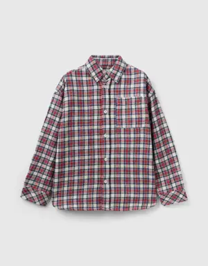 check flannel shirt