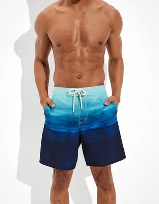 American Eagle 9" Ombre Classic Board Short. 1