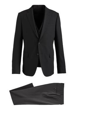 Slim Fit Wool-Blend Three-Piece Suit