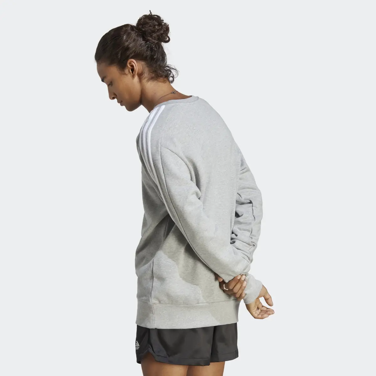 Adidas Essentials French Terry 3-Stripes Sweatshirt. 3