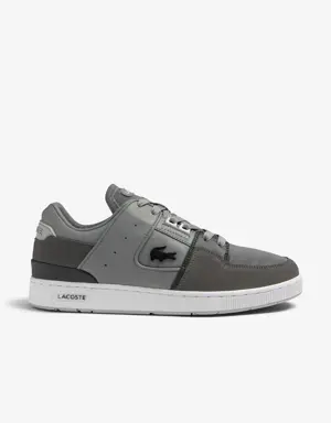 Men's Lacoste Court Cage Leather Tonal Trainers