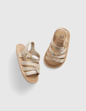 Gap Baby Strappy Sandals gold