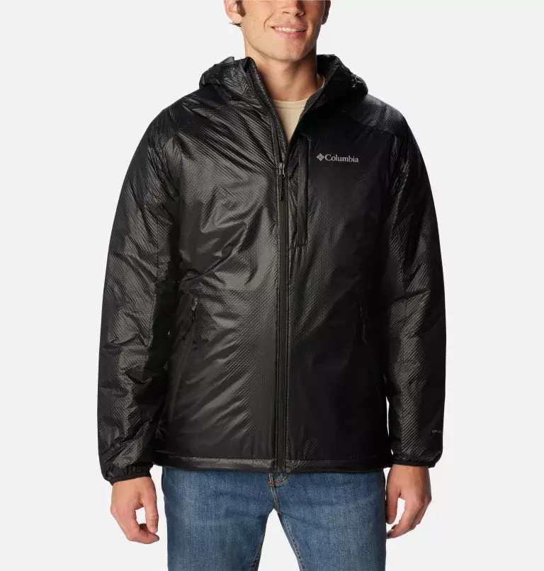 Columbia Men's Arch Rock™ Double Wall Elite™ Hooded Insulated Jacket. 1