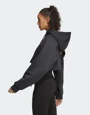 Adidas HIIT AEROREADY Crop Training Hoodie. 3 Adidas HIIT AEROREADY Crop Training Hoodie. 3