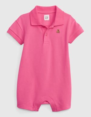 Baby Polo Shorty pink