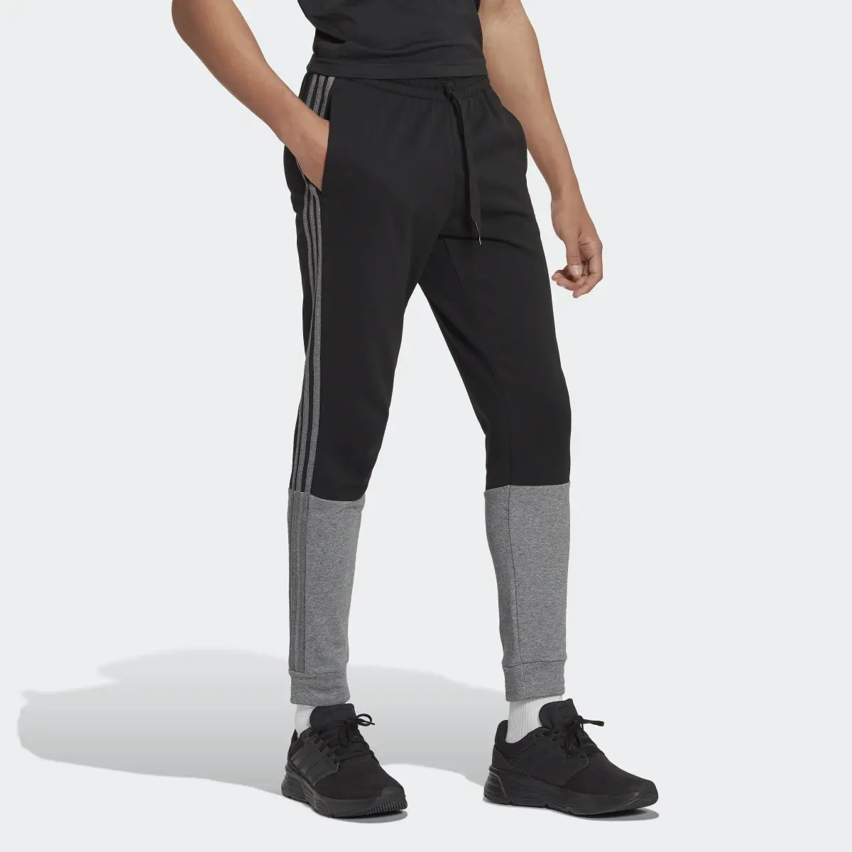 Adidas Pantalon molleton chiné Essentials. 3