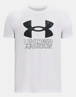 Boys' UA Tech™ Big Logo Print Fill Short Sleeve (Extended Size)