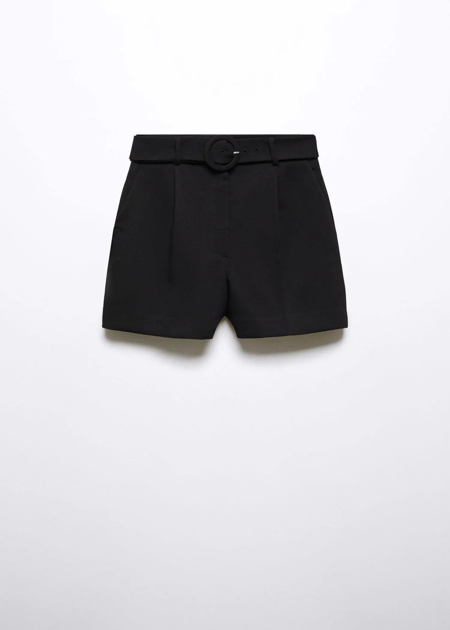 Mango Paperbag-Shorts mit Gürtel. 3
