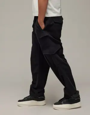 Y-3 Washed Twill Cargo Trousers