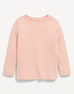 Old Navy Unisex Long-Sleeve T-Shirt for Toddler pink