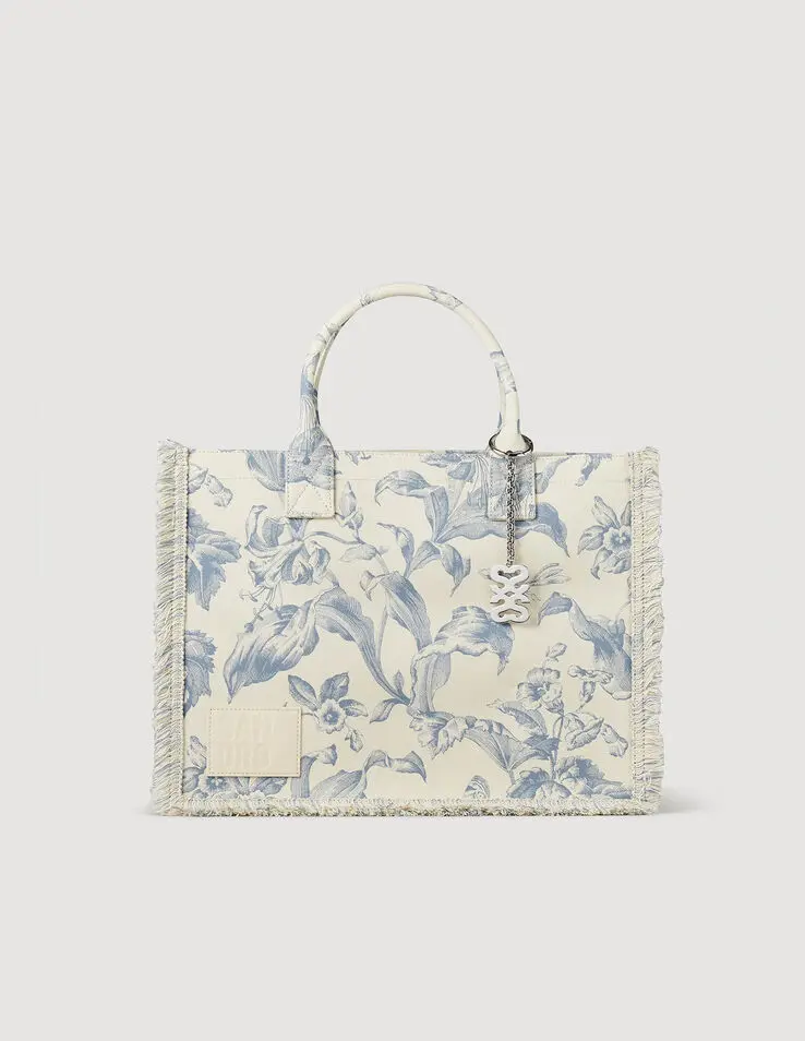 Sandro Kasbah Toile de Jouy tote bag. 1