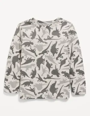 Unisex Long-Sleeve T-Shirt for Toddler brown