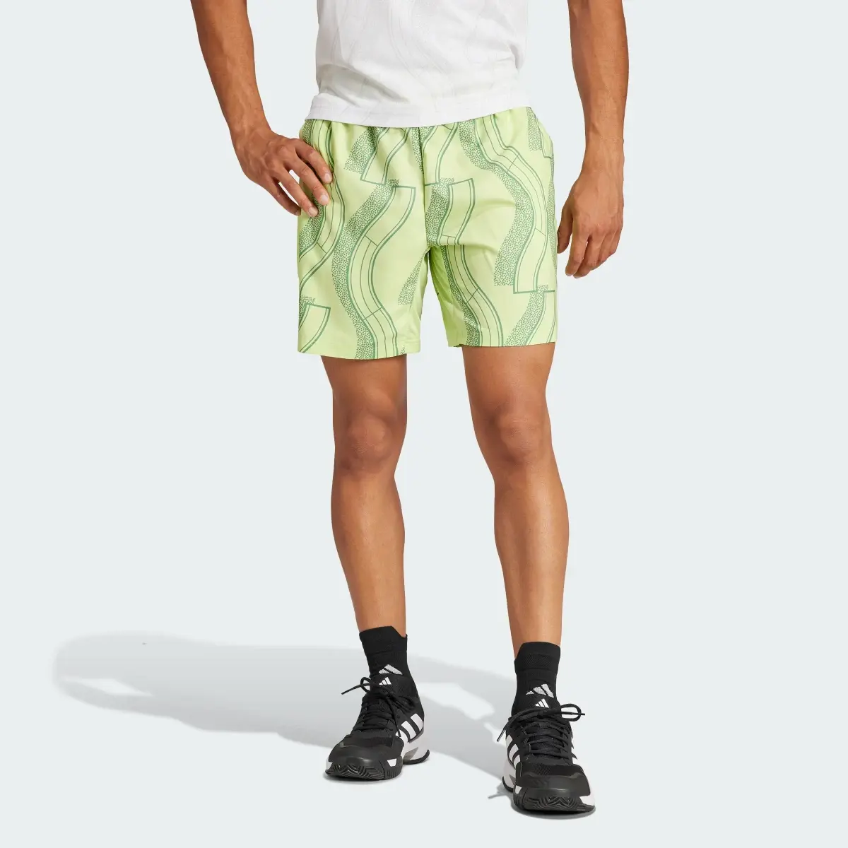 Adidas Shorts Club para Tenis Estampados. 1