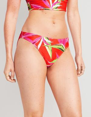 Matching Low-Rise Classic Bikini Swim Bottoms for Women orange