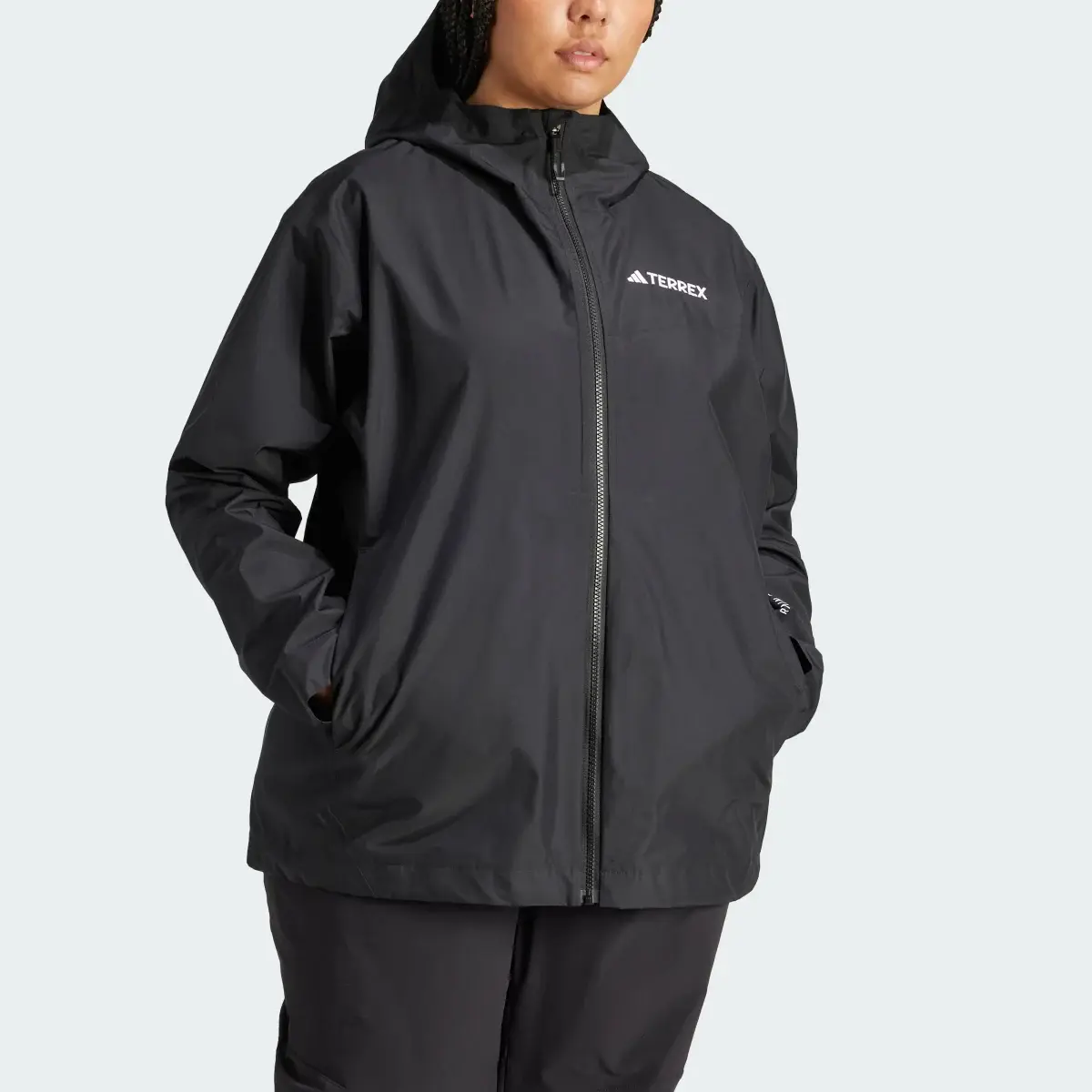 Adidas Terrex Multi 2.5L Rain.Rdy Jacket (Plus Size). 1