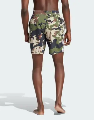 Adidas Camo Allover Print Swim Shorts. 3 Adidas Camo Allover Print Swim Shorts. 3