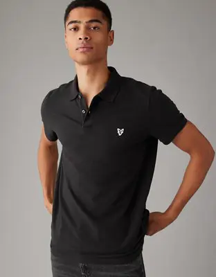 American Eagle Legend Slim Fit Pique Polo Shirt. 1