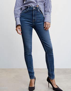 High-rise skinny jeans