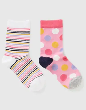 patterned sock set