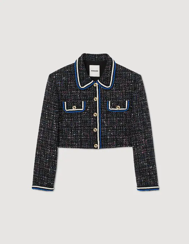 Sandro Short tweed jacket. 2