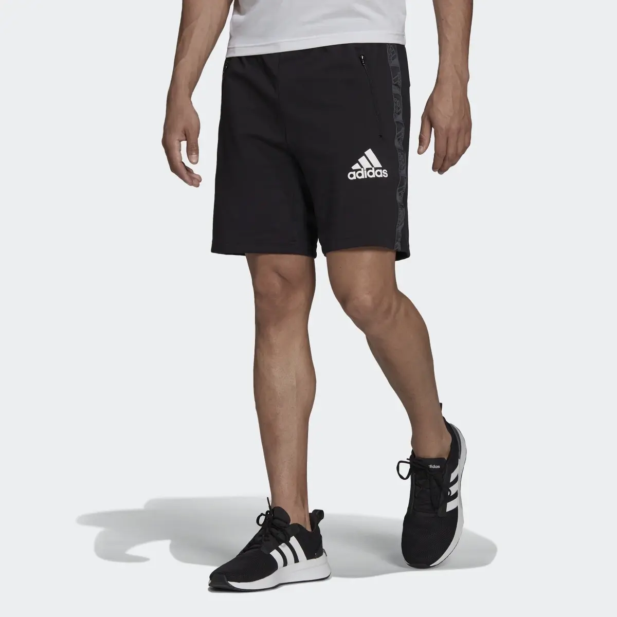 Adidas AEROREADY Designed to Move Sport Motion Logo Shorts. 1