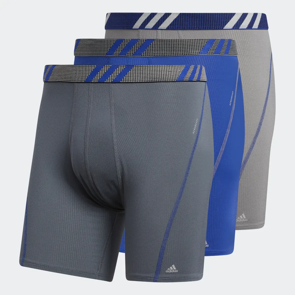 Adidas Performance Mesh Boxer Briefs 3 Pairs. 2