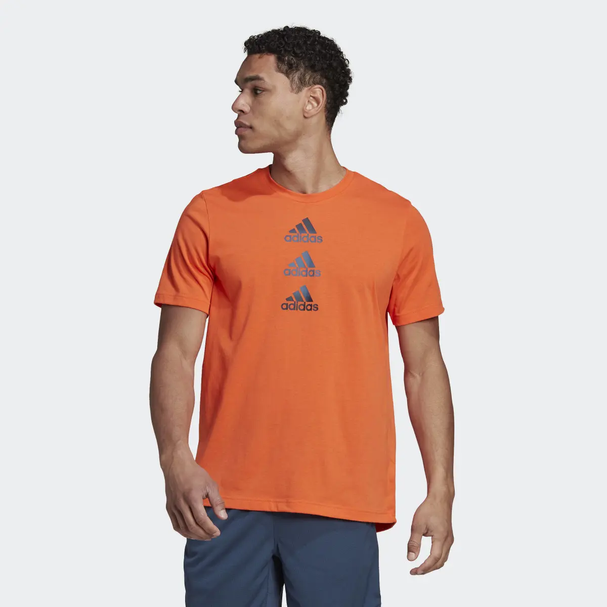 Adidas Designed to Move Logo Tee. 2