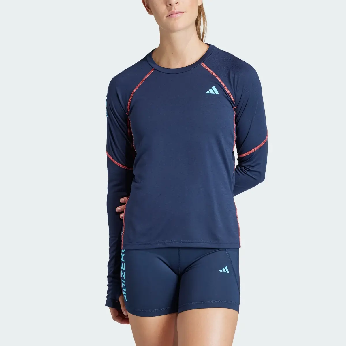 Adidas Adizero Running Long Sleeve Tee. 1