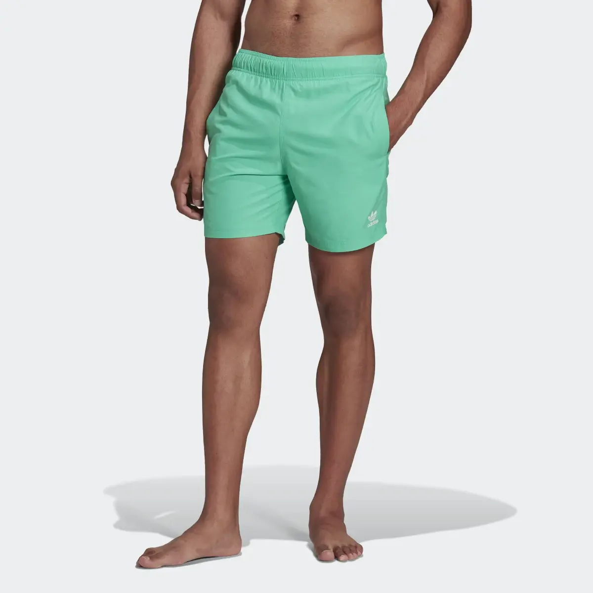 Adidas Adicolor Essentials Trefoil Swim Shorts. 1
