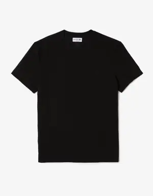 Men's Crew Neck Organic Cotton Piqué Blend T-Shirt