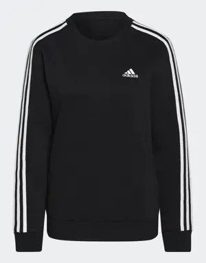 Adidas Essentials 3-Stripes Fleece Sweatshirt