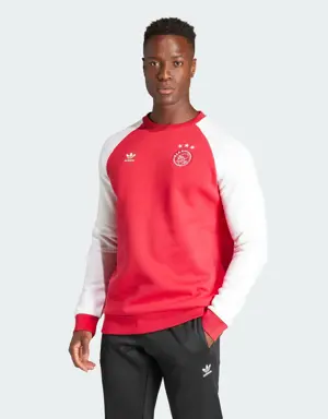 Ajax Amsterdam Essentials Trefoil Crew Sweatshirt