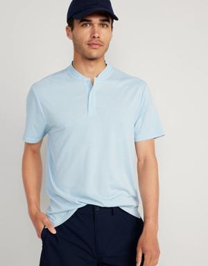 Old Navy Performance Core Banded-Collar Polo for Men blue
