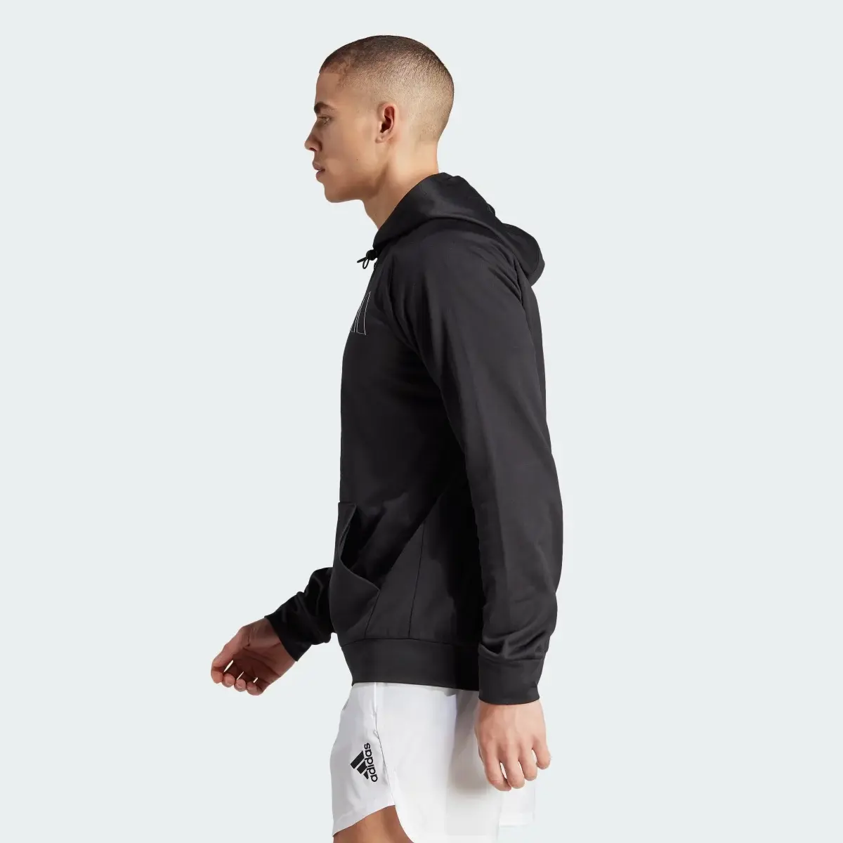 Adidas Game and Go Small Logo Training Full-Zip Hoodie. 3