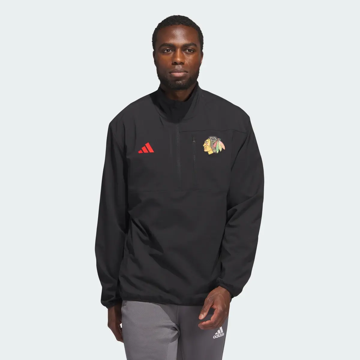 Adidas Blackhawks Fleece Top. 2