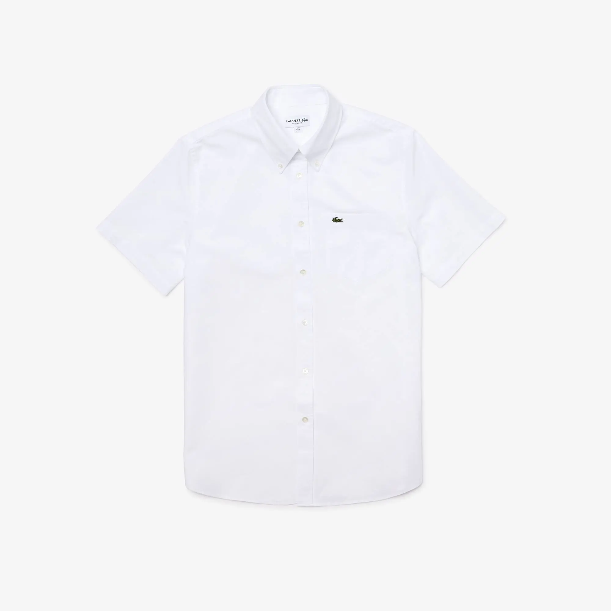 Lacoste Men's Regular Fit Oxford Cotton Shirt. 2