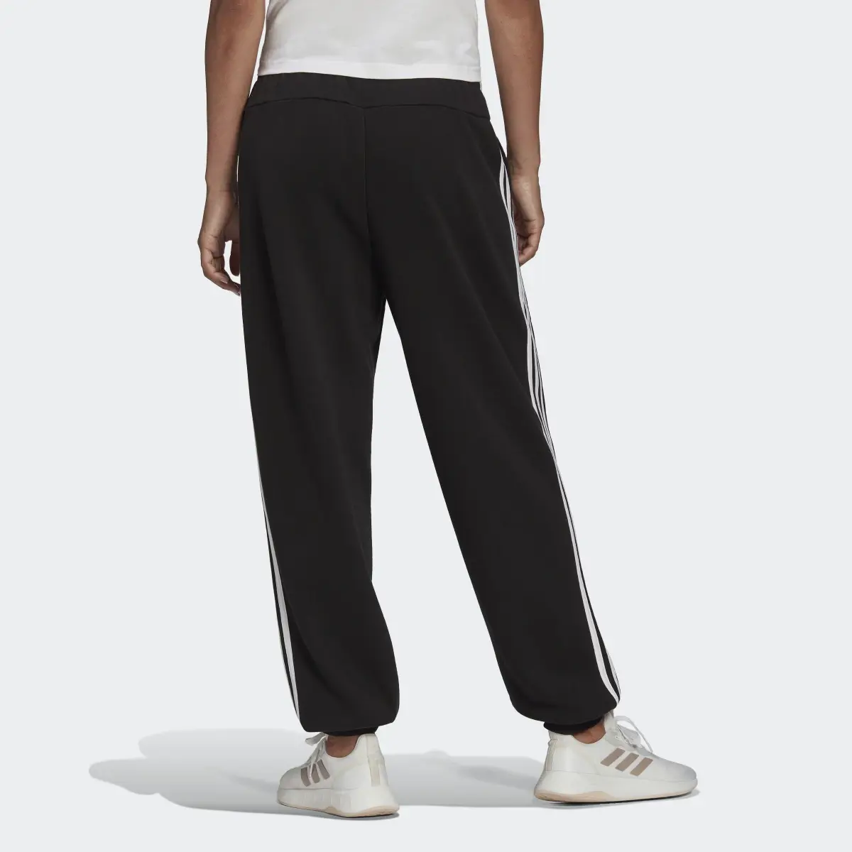 Adidas Essentials Studio Lounge 3-Stripes Pants. 2
