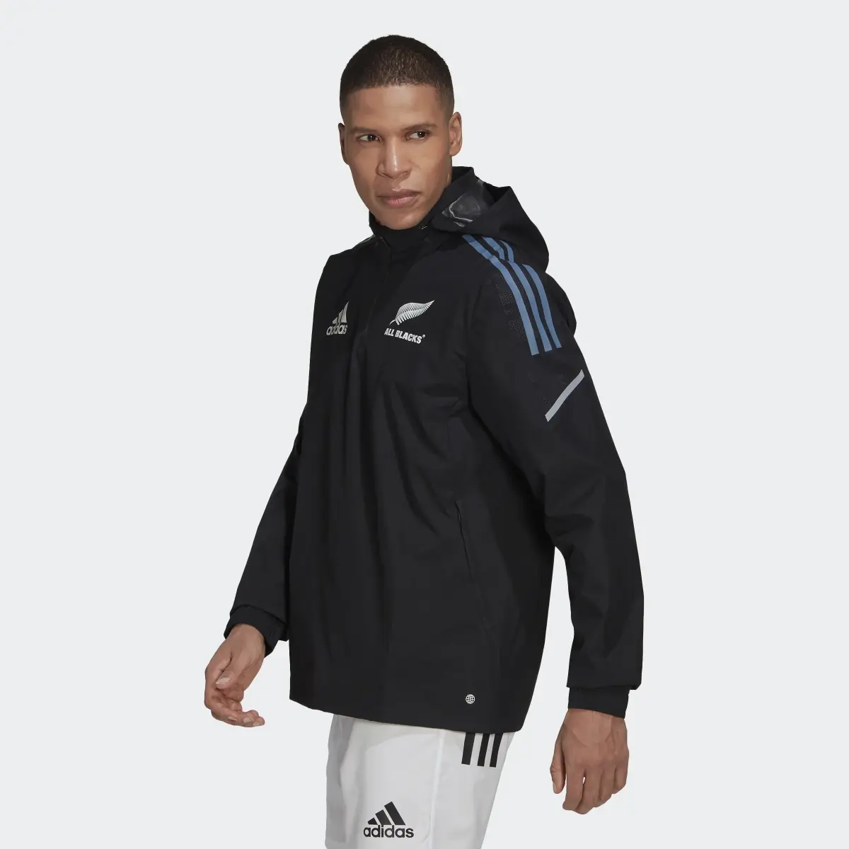 Adidas Corta-vento de Rugby dos All Blacks. 3