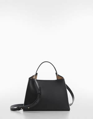 Leather strap bag