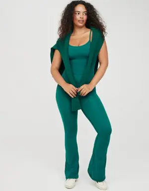 By Aerie Real Me Xtra Flare Jumpsuit